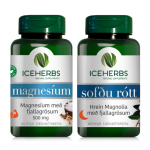 Slökunartvenna - magnesíum og sofðu rótt